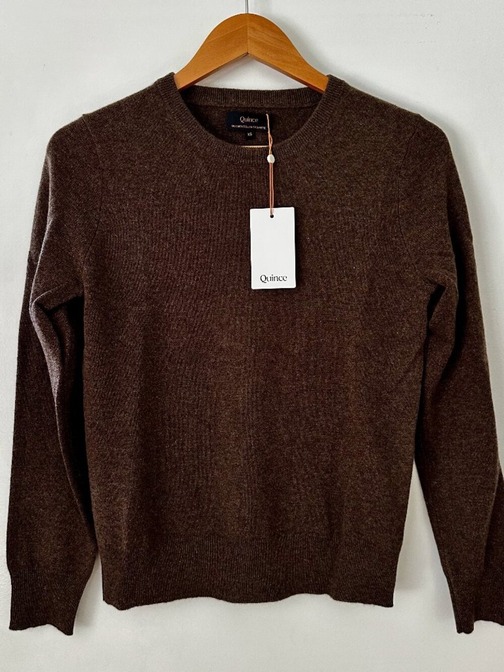 Quince 100% Cashmere Crewneck Sweater Sz XS - NWT